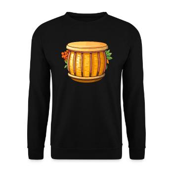Bongo Player Musicien d’instrument de musique - Sweat-shirt Unisexe - noir - Devant - Alina (178cm) & Michal (187cm)
