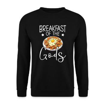 Chilaquiles Mexican Food Mexico Cuisine Foodie - Unisex Sweatshirt - black - Front - Alina (178cm) & Michal (187cm)