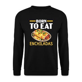 Enchilada Lover Mexican Food Mexico Cuisine Foodie - Unisex Sweatshirt - black - Front - Alina (178cm) & Michal (187cm)