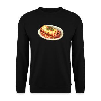 Enchilada Lover Mexican Food Mexico Cuisine Foodie - Unisex Sweatshirt - black - Front - Alina (178cm) & Michal (187cm)