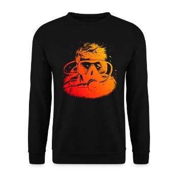 Scuba Diver Scuba Taucher Scuba Tauchen - Unisex Pullover - Schwarz - Vorne - Alina (178cm) & Michal (187cm)