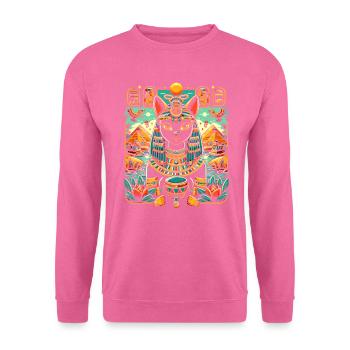 Bastet Déesse égyptienne Égypte Pyramide Égypte - Sweat-shirt Unisexe - rose - Devant