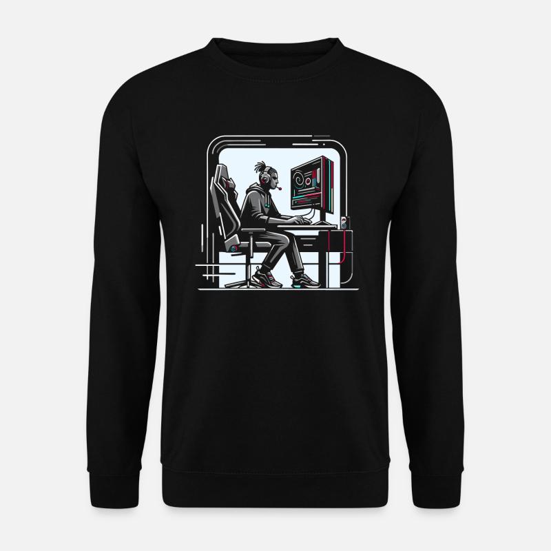 Speedrunning Videospieler Gamer Gaming - Unisex Pullover - Schwarz