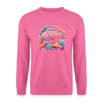 Oscar Fish Lover Freshwater Fishkeeping Aquarium - Unisex Sweatshirt - pink - Front