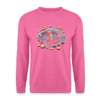 Cichlid Fish Lover Freshwater Fishkeeping Aquarium - Unisex Sweatshirt - pink - Front