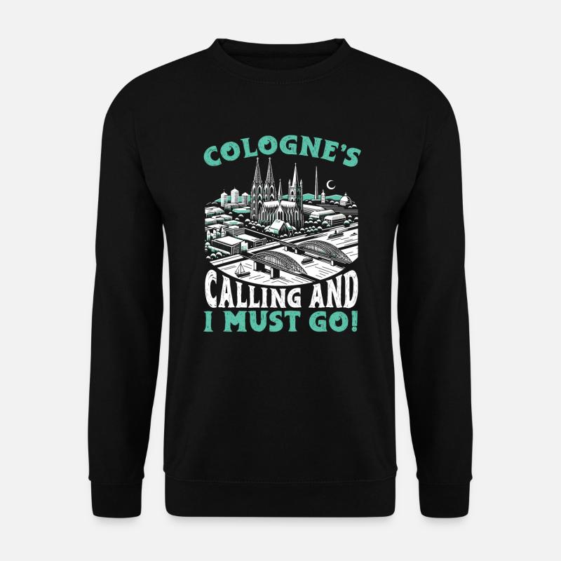Köln Deutschland Reisen Urlaub Ich liebe Köln - Unisex Pullover - Schwarz