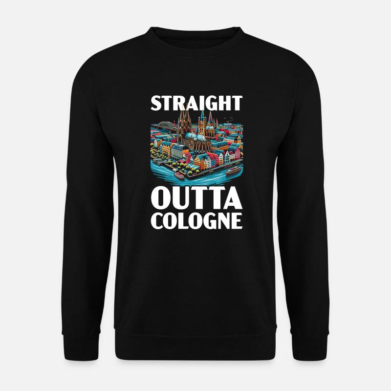 Köln Deutschland Reisen Urlaub Ich liebe Köln - Unisex Pullover - Schwarz