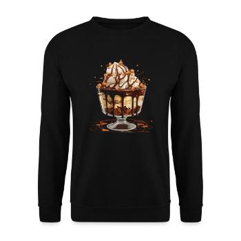 Mudslide Lover Cocktail Drink Food Lover Alcoholic - Unisex Sweatshirt - black - Front - Alina (178cm) & Michal (187cm)