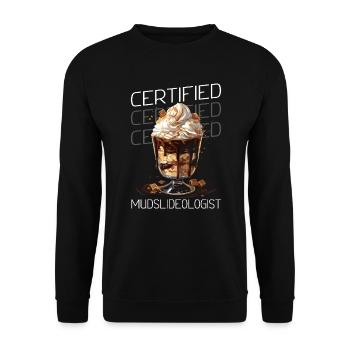 Mudslide Lover Cocktail Drink Food Lover Alcoholic - Unisex Sweatshirt - black - Front - Alina (178cm) & Michal (187cm)