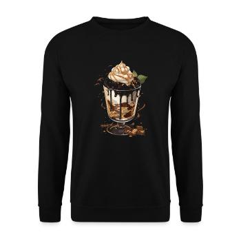 Mudslide Lover Cocktail Drink Food Lover Alcoholic - Unisex Sweatshirt - black - Front - Alina (178cm) & Michal (187cm)