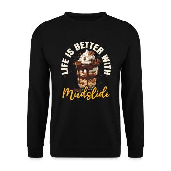 Schlammlawine Liebhaber Cocktail Getränk Essen Liebhaber Alkoholisch - Unisex Pullover - Schwarz - Vorne - Alina (178cm) & Michal (187cm)