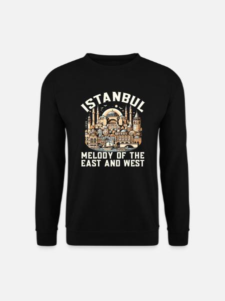 Istanbul Turkey Travel Vacation I Love Istanbul - Unisex Sweatshirt - black