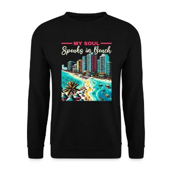 Cancún Mexiko Pride Urlaub Mexiko Reisen Mexiko - Unisex Pullover - Schwarz - Vorne - Alina (178cm) & Michal (187cm)