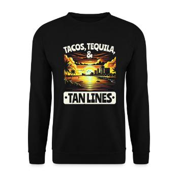 Cancún Mexiko Pride Urlaub Mexiko Reisen Mexiko - Unisex Pullover - Schwarz - Vorne - Alina (178cm) & Michal (187cm)