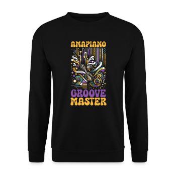 Amapiano Südafrikanischer Musikliebhaber Afrobeat - Unisex Pullover - Schwarz - Vorne - Alina (178cm) & Michal (187cm)