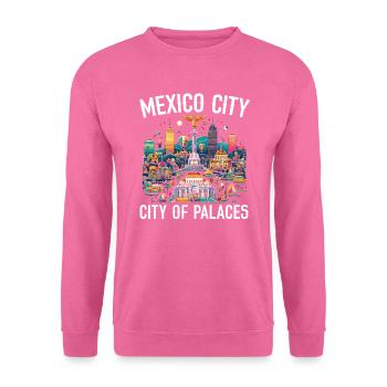 Mexiko-Stadt Mexiko Urlaub Mexiko Reisen Mexiko - Unisex Pullover - Pink - Vorne
