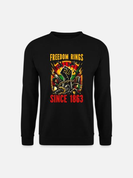 Proclamation d’émancipation African Juneteenth - Sweat-shirt Unisexe - noir