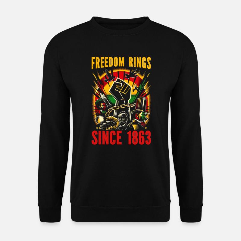 Proclamation d’émancipation African Juneteenth - Sweat-shirt Unisexe - noir