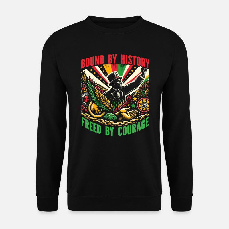 Proclamation d’émancipation African Juneteenth - Sweat-shirt Unisexe - noir