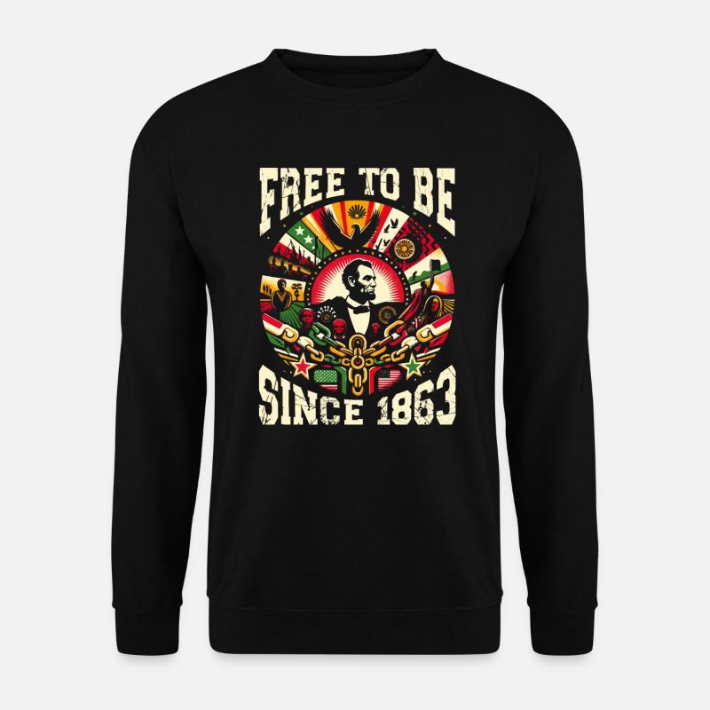 Proclamation d’émancipation African Juneteenth - Sweat-shirt Unisexe - noir
