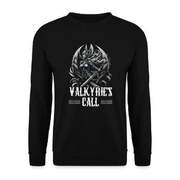 Valkyrie Warrior Odin Valkyrja Mythologie nordique - Sweat-shirt Unisexe - noir - Devant - Alina (178cm) & Michal (187cm)