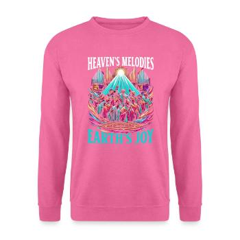 Gospel Music Religious Bible Scripture Christian - Unisex Sweatshirt - pink - Front