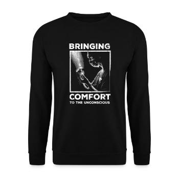 Infirmière Anesthésiste Médecine Hôpital Anesthésie - Sweat-shirt Unisexe - noir - Devant - Alina (178cm) & Michal (187cm)