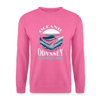 Gefährdete Arten Seiwal Tierrechte - Unisex Pullover - Pink - Vorne