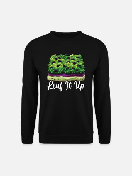 Microgreens Landwirtschaft Micro Farming Gartenbau - Unisex Pullover - Schwarz