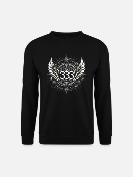 Engelszahl Spirituelle Begleitung Numerologie - Unisex Pullover - Schwarz