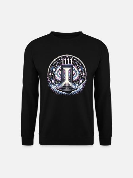 Englenummer Åndelig vejledning Numerologi - Unisex sweater - sort