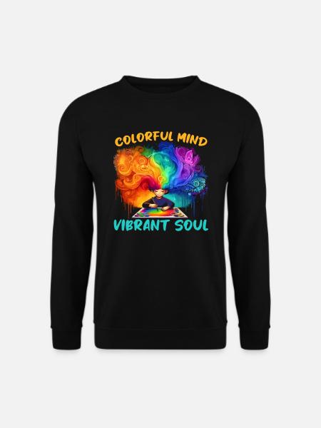 AuDHD Autismus ADHS Autistisches Spektrum Neurodiversität - Unisex Pullover - Schwarz