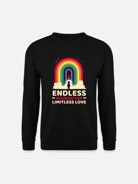 AuDHD Autismus ADHS Autistisches Spektrum Neurodiversität - Unisex Pullover - Schwarz