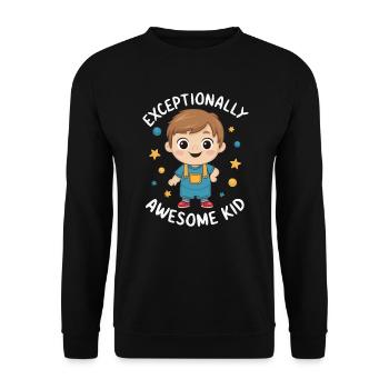AuDHD Autismus ADHS Autistisches Spektrum Neurodiversität - Unisex Pullover - Schwarz - Vorne - Alina (178cm) & Michal (187cm)