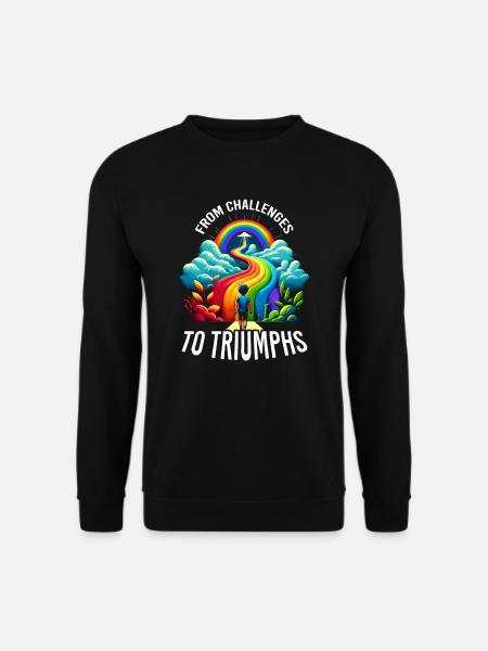 AuDHD Autismus ADHS Autistisches Spektrum Neurodiversität - Unisex Pullover - Schwarz
