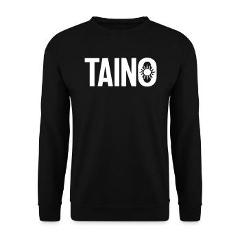 Taino Indian Puerto Rico Boricua Puerto Rican - Unisex Sweatshirt - black - Front - Alina (178cm) & Michal (187cm)