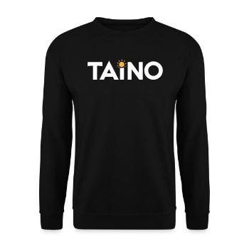 Taino-Indianer Puerto Rico Boricua Puerto-Ricaner - Unisex Pullover - Schwarz - Vorne - Alina (178cm) & Michal (187cm)