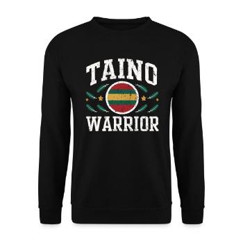 Taino Indian Puerto Rico Boricua Puerto Rican - Unisex Sweatshirt - black - Front - Alina (178cm) & Michal (187cm)