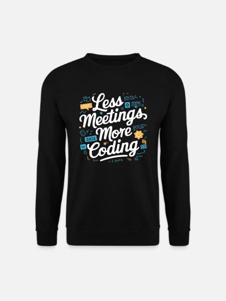 Backend-Entwickler Programmierung Softwareprogrammierer - Unisex Pullover - Schwarz