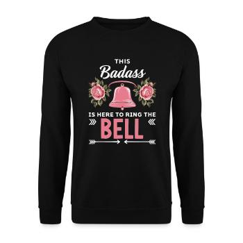 Mois de la sensibilisation au cancer du sein Pink Ribbon Chemo - Sweat-shirt Unisexe - noir - Devant - Alina (178cm) & Michal (187cm)
