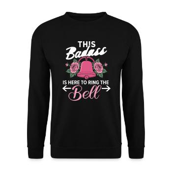 Mois de la sensibilisation au cancer du sein Pink Ribbon Chemo - Sweat-shirt Unisexe - noir - Devant - Alina (178cm) & Michal (187cm)