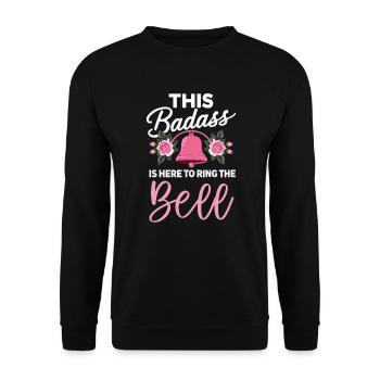 Mois de la sensibilisation au cancer du sein Pink Ribbon Chemo - Sweat-shirt Unisexe - noir - Devant - Alina (178cm) & Michal (187cm)