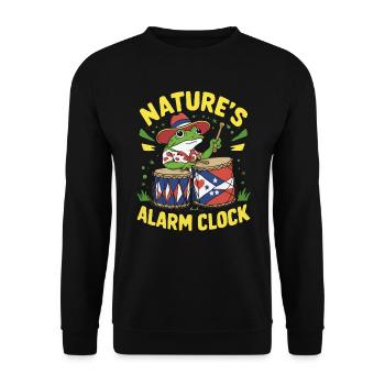 Coqui Grenouille Porto Rico Pride Boricua Portoricain - Sweat-shirt Unisexe - noir - Devant - Alina (178cm) & Michal (187cm)