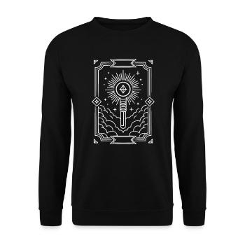K-Pop Korean Pop Music South Korea Kpop Lightstick - Unisex Sweatshirt - black - Front - Alina (178cm) & Michal (187cm)