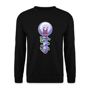 K-Pop Korean Pop Music South Korea Kpop Lightstick - Unisex Sweatshirt - black - Front - Alina (178cm) & Michal (187cm)
