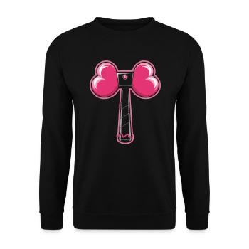K-Pop Korean Pop Music South Korea Kpop Lightstick - Unisex Sweatshirt - black - Front - Alina (178cm) & Michal (187cm)