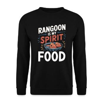 Crabe Rangoon Lover Américain Chinois Fruits de mer - Sweat-shirt Unisexe - noir - Devant - Alina (178cm) & Michal (187cm)