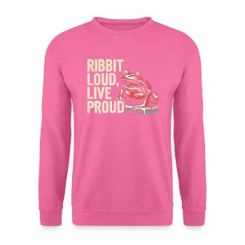 Tomato Frog Lover Animal Amphibian Froggy Toad - Unisex Sweatshirt - pink - Front