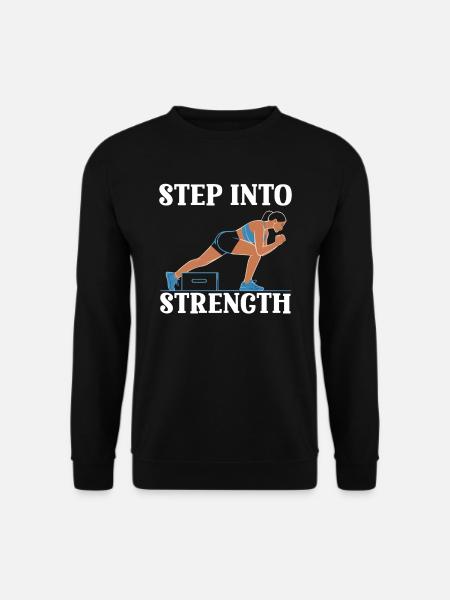 Bulgarsk Squat Træning Fitness Træning Gym - Unisex sweater - sort