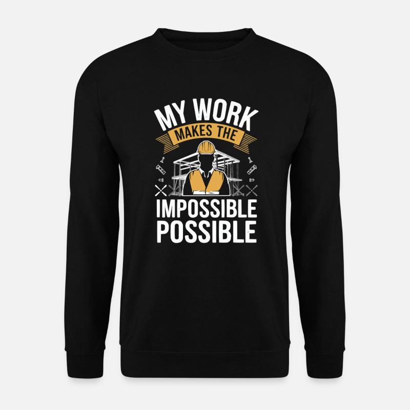 Tragwerksplaner Beruf Tragwerksplanung - Unisex Pullover - Schwarz